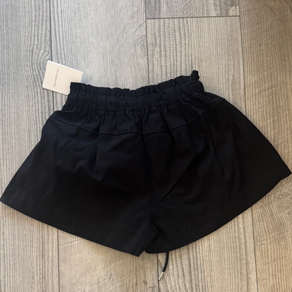 The Frankie Shop High Waist Black Women's Shorts - Picture 3 of 5